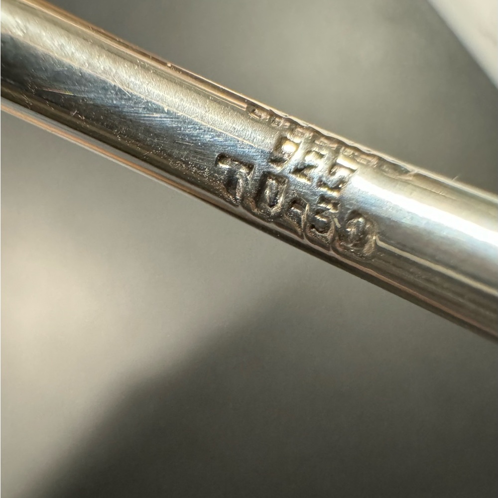 Sterling Silver Hinged Bypass Bracelet - image 7